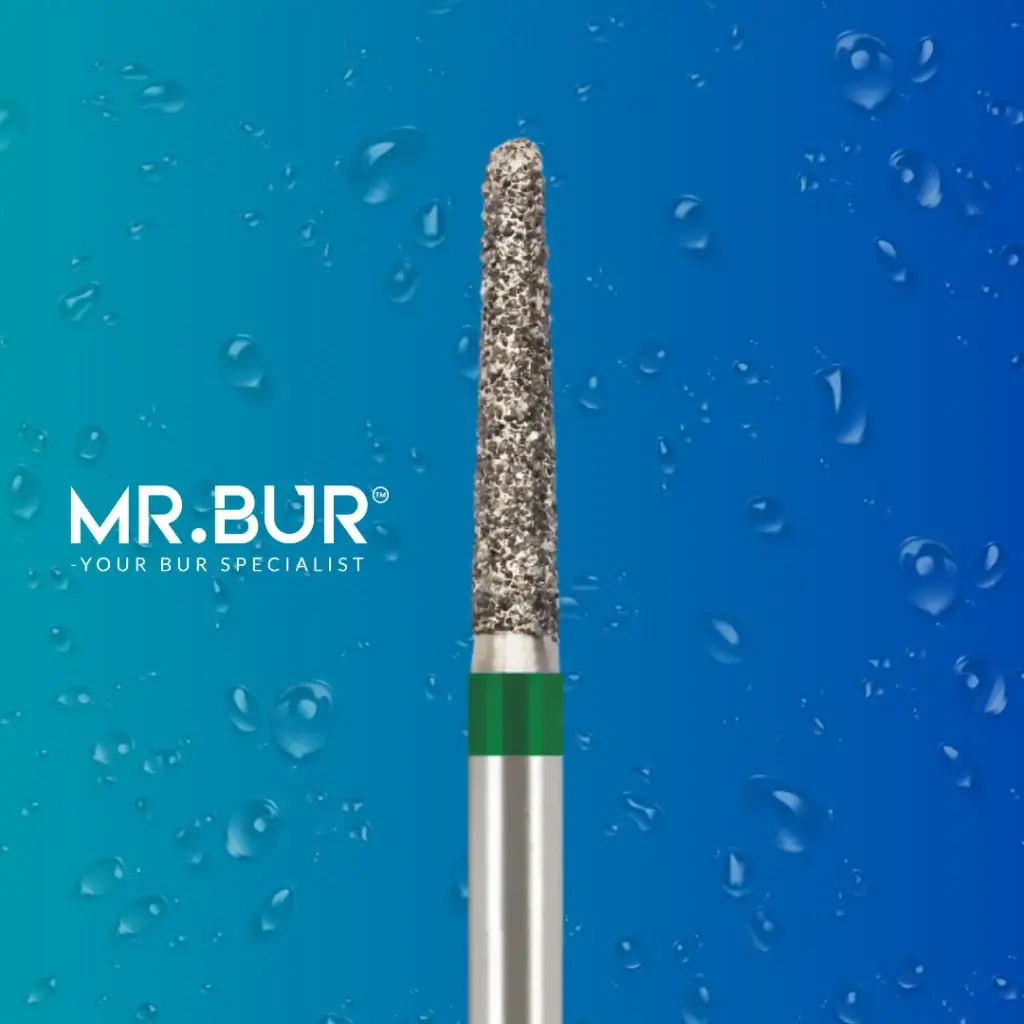 FG DIAMOND TAPER ROUND END (BLACK)