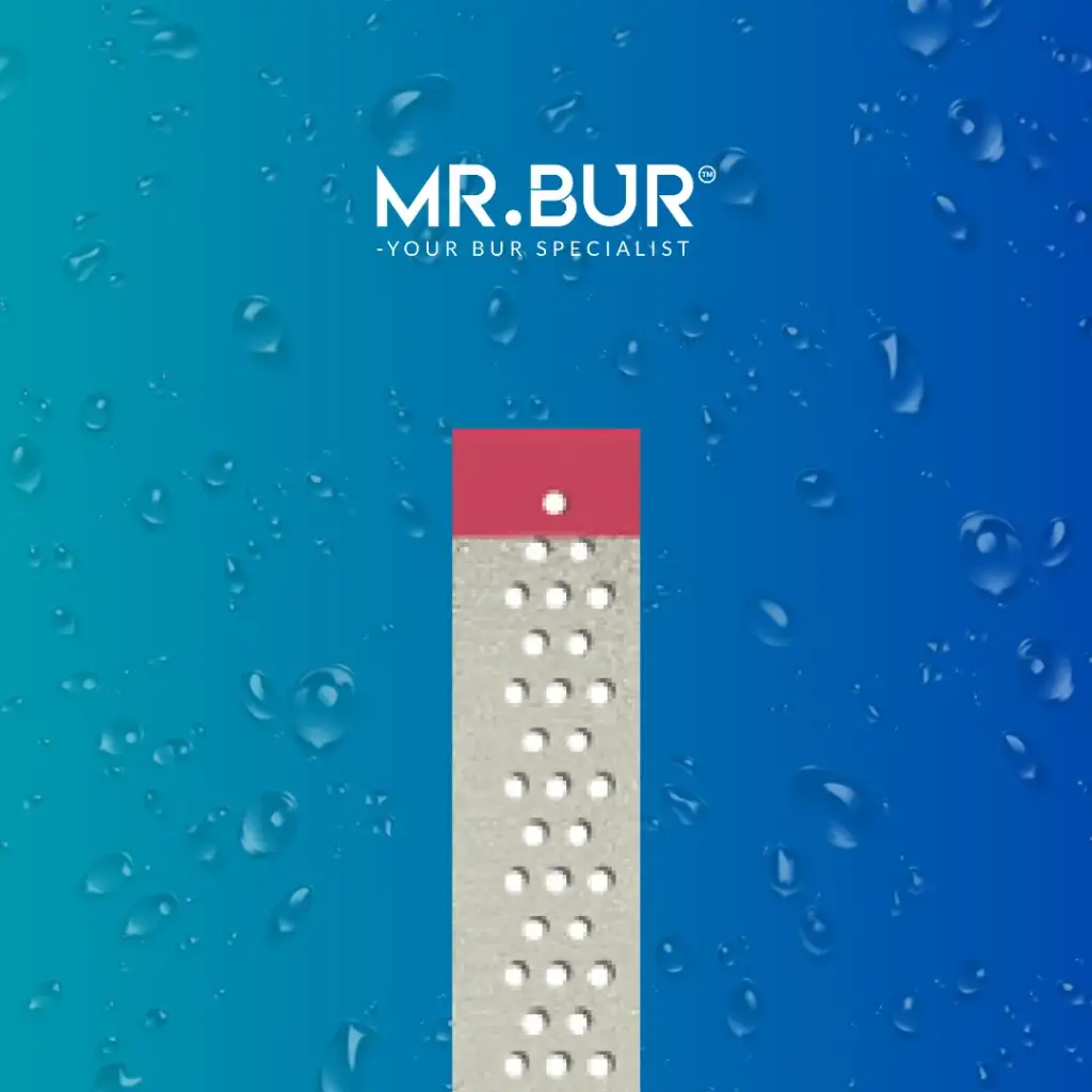 DIAMOND STRIP SERRATED EDGE SINGLE SIDE 0.10MM