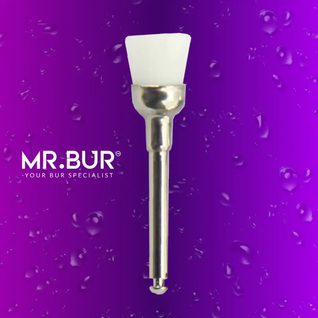 POLISHING BRUSHES RA 50PCS - WHITE NYLON