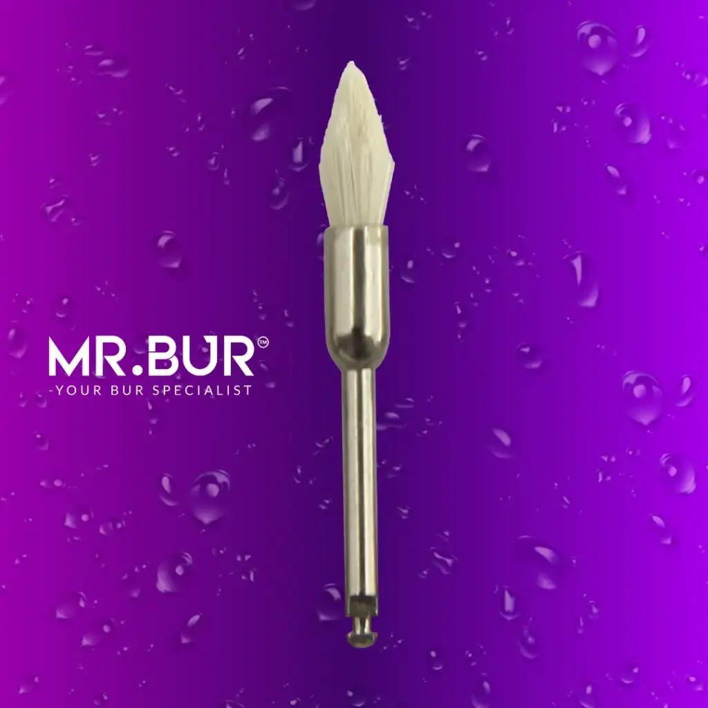 POLISHING BRUSHES RA 50PCS - WHITE GOAT HAIR