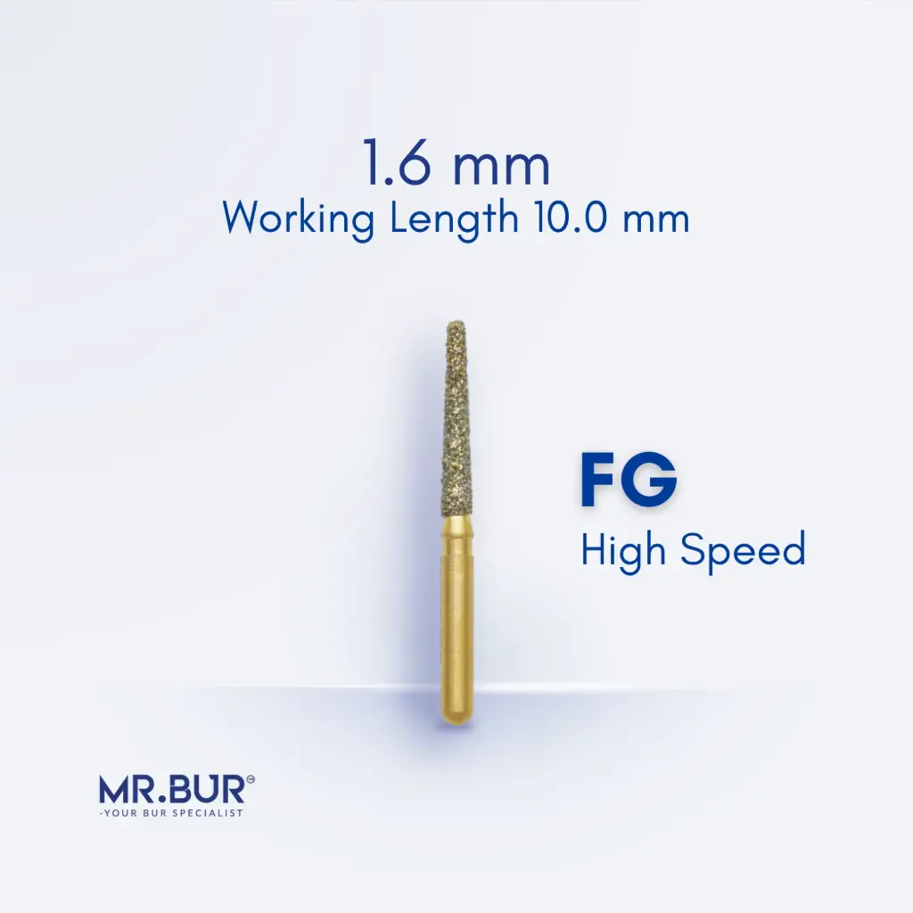 FG GOLD TAPER FLAT END