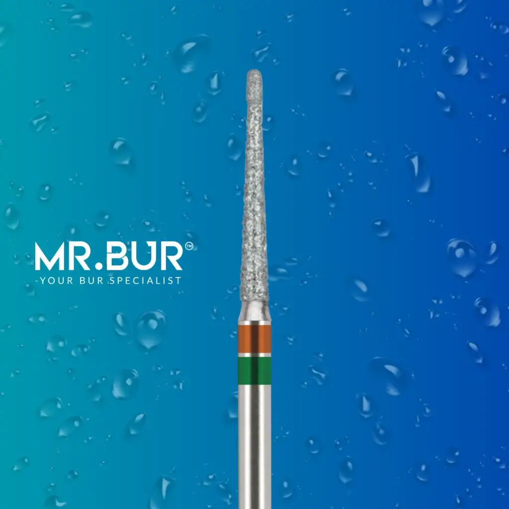 FG DOUBLE GRIT DIAMOND TAPER ROUND END