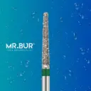 FG DIAMOND TAPER FLAT END (BLUE)