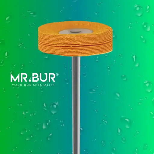 [01P22] POLISHING BRUSH WHEEL SHAPE (YELLOW)