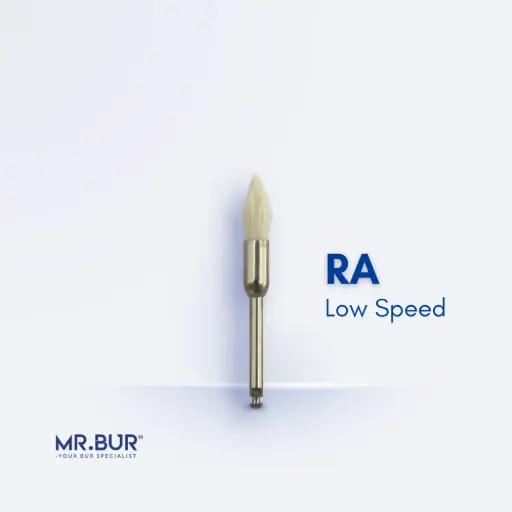 [R7G] POLISHING BRUSHES RA 50PCS - WHITE GOAT HAIR